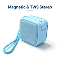 Mini-enceinte portable en plastique étanche IP65 avec support de téléphone, audio bidirectionnel 5.3, bruit blanc, autonomie 8-10h, brevetée