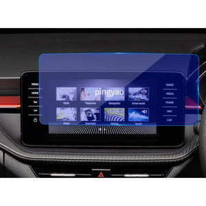 Autocollants de voiture Carplay Dash Protecteur d'écran numérique Film de protection en verre trempé Accessoires de véhicule pour <span class=keywords><strong>SKDOA</strong></span> FABIA 2024 - Product Image 1