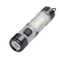 Senter LED Mini Portabel TAIKOO, Gantungan Kunci, Berbagai Mode Pencahayaan, Magnet di Ujung, Mini EDC Portabel