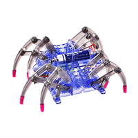 Kit d'assemblage DIY de robot araignée bionique, modèle mécanique électrique rampant, projet d'apprentissage scientifique STEM pour enfants et adolescents