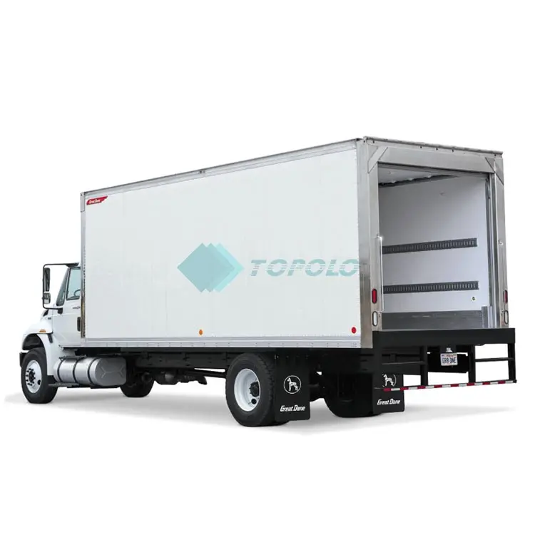 Reboque de refrigeração pequeno para unidades de refrigeração de vans, refrigerador para alimentos, trailer de freezer