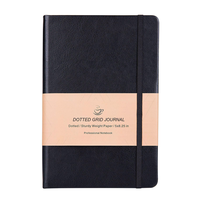 Bloc-notes professionnel en cuir PU, matelassé, grilles pointues, couverture rigide, balles, Journal personnel