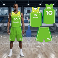 Maillots de basket-ball personnalisés respirants et à séchage rapide pour adultes, grandes tailles, avec impression de nom et de numéro, vêtements de sport