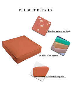 Canapé en bois résistant à l'eau, <span class=keywords><strong>coussin</strong></span> d'extérieur modulaire, personnalisé, pour jardin, Patio - Product Image 2