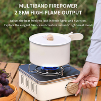 Mini fourneau à cassette portable, camping, léger, de haute qualité, sécurité, brûleur portable, cuisinière à gaz butane, cuisinière à gaz portable