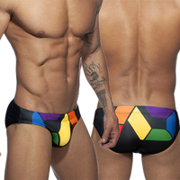 Traje de baño acolchado extraíble Ropa de playa Hombres Traje de baño sexy Bikini