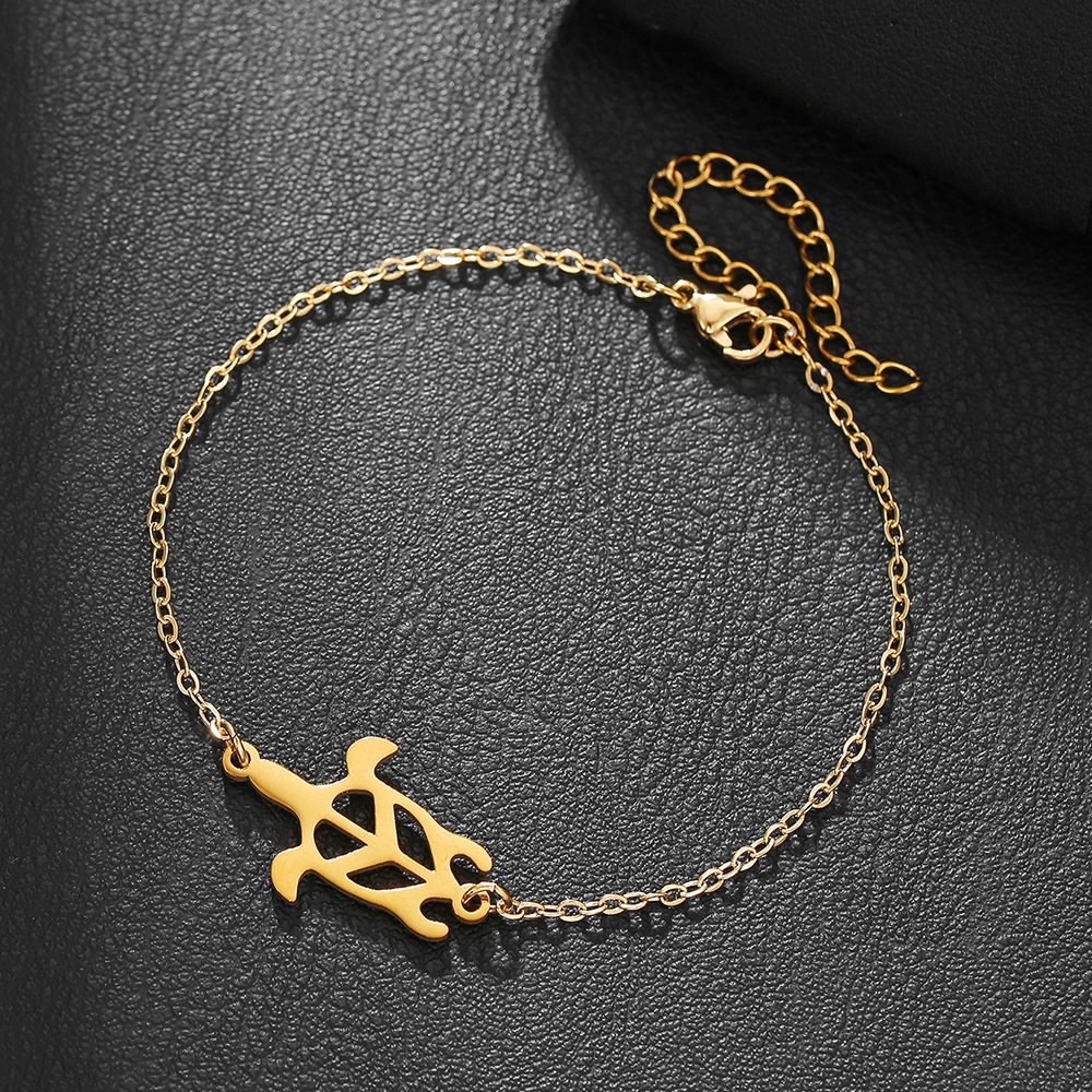 Bracelet mini tortue doré [1 pièce] XL0651-1