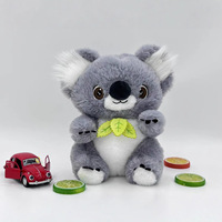 Boneka Koala Besar Lucu, Mainan Hewan Isi Lembut Super Empuk dengan Bordir Mata, Pereda Stres, Hadiah Ulang Tahun untuk Anak-Anak