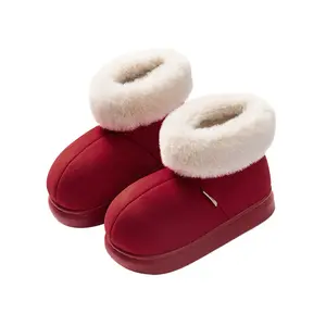 Vendita calda anti-slip stivali da neve invernali caldi per le donne nuova moda moda casual cotone stivali da esterno