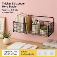 Étagère murale métallique intégrée, panier de rangement pour salle de bain, organisateur multi-niveaux, style moderne et minimaliste, pour dortoir étudiant