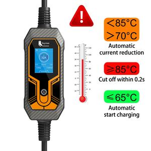 Cargador Portátil para Vehículos Eléctricos de 32A con Conectores SAE J1772/IEC62196, Salida de 7KW, Garantía de 12 Meses para Autos Chinos - Product Image 2