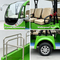 Autobús Turístico Eléctrico Renqi de 20 Plazas, 72V 150AH 7.5KW, Velocidad de 28 km/h, para Lugares Turísticos, Resorts, Parques y Campus
