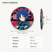 Personalizado 3D Lenticular Pin insignias Anime Metal llavero/bolso encanto al por mayor para la colección de mercancías OEM personalizado