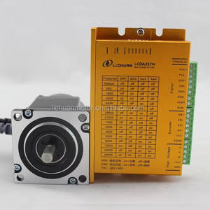 Bộ Điều Khiển Và Động Cơ Bước Khép Kín Lichuan 3Pha Nema23 1Nm Với Cáp Mã Hóa 3M LCDA357H + LC57H355 - Product Image 3