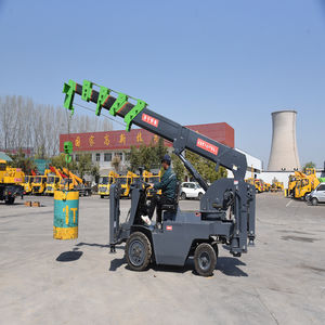 Grue araignée à roues de <span class=keywords><strong>3</strong></span> tonnes, petite grue hydraulique au sol pour entrepôt et équipement de levage de construction - Product Image 3