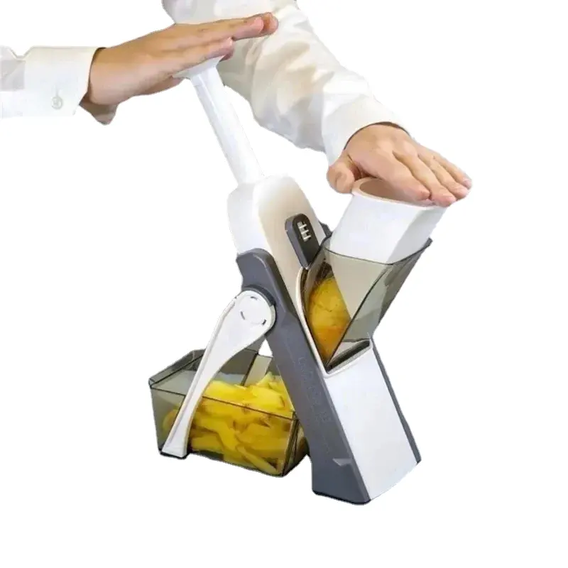 Adjustable Foldable Upgrade Safe Mandoline Vegetable Food Chopper Potato Fries Cutter Kitchen Chopping Artifact Accessories