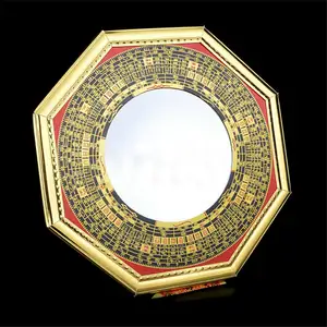 Chinese Era Oriental Safe Protection Feng Shui Home House Good Luck AConcave Bagua Mirror Decoration