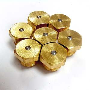 หัวเชื่อมแบบกรวยทองแดงแท้สำหรับจ่ายจาระบี  หัวเชื่อมแบบซิร์กสำหรับรถขุด  ขนาด M6 M8 M10 อุปกรณ์เสริม - Product Image 3