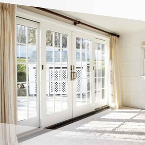 Porta a Doppia Anta a Prezzo Conveniente con Vetro Temperato Laminato, Insonorizzata, con Profilo in Alluminio a Taglio Termico, Design <span class=keywords><strong>Porte</strong></span> Francesi - Product Image 4
