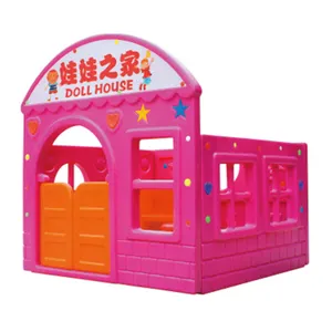 Casa de juegos China de plástico para niños, casa de muñecas para guardería, muebles, casa de juegos encantadora