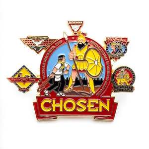 Individuelles Logo Metallaugenschmuck Revers-Stift Hersteller Brosche Believe The <span class=keywords><strong>Promise</strong></span> Pins - Product Image 1