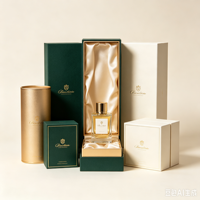 Boîte en papier personnalisée pour emballage de parfum, logo personnalisé, cadeau premium pour le Ramadan