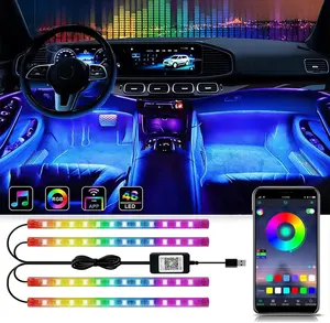Dreamcolor araba iç Led ışık kiti Neon iç araba LED şerit işıklar renkli ambital araba ışıkları