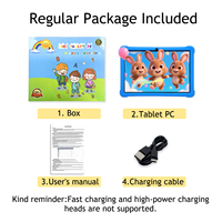 Tablette pour enfants de 10.1 pouces fente pour carte SIM Android 12 Wi-Fi MTK Octa Core 1280x800 IPS 4000mAh batterie éducative Black friday cadeau