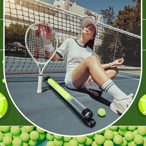 <span class=keywords><strong>Tubo</strong></span> <span class=keywords><strong>Recogepelotas</strong></span> de Tenis con Correa para el Hombro, Ligero, Recolector de Pelotas, Portapelotas - Product Image 6