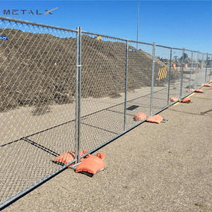 Padrão americano Melhor Qualidade Portátil Malha De Arame Soldada Backyard <span class=keywords><strong>Fence</strong></span> Brace Temporária <span class=keywords><strong>Concrete</strong></span> Base Pés Modelagem 3D Incluído - Product Image 2