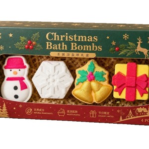 Coffret Cadeau <span class=keywords><strong>de</strong></span> Boules <span class=keywords><strong>de</strong></span> <span class=keywords><strong>Bain</strong></span> <span class=keywords><strong>de</strong></span> Noël, Bombes <span class=keywords><strong>de</strong></span> <span class=keywords><strong>Bain</strong></span> Effervescentes d'Aromathérapie Premium pour les Fêtes et Idée Cadeau Saisonnier Parfait - Product Image 1