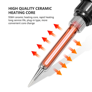 Spécifications européennes LCD contrôle numérique de la température <span class=keywords><strong>fer</strong></span> à <span class=keywords><strong>souder</strong></span> 80W stylo de soudage outil de réparation <span class=keywords><strong>fer</strong></span> à <span class=keywords><strong>souder</strong></span> 220V - Product Image 4