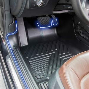 Alfombrillas de Lujo para Auto, Juego Completo de Plástico TPE, para Conducción con Volante a la Izquierda, Fáciles de Limpiar, con Alfombrilla para Maletero Trasero, para Honda Passport 2024 - Product Image 4