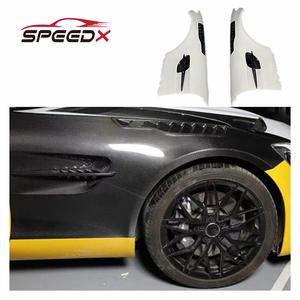 Para <span class=keywords><strong>Mercedes</strong></span> <span class=keywords><strong>Benz</strong></span> AMG <span class=keywords><strong>GT</strong></span> GTS Upgrade AMG <span class=keywords><strong>GT</strong></span> PRO Carbon Fender Body Kit Carbon Fiber Front Side Fender - Product Image 4