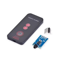 Mini télécommande sans fil 3V5V12V Module d'entraînement de moteur à courant continu PWM régulation de vitesse avant marche arrière arrêt microcontrôleurs FPGA