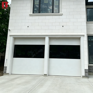 Style chinois moderne isolé résidentiel marron sectionnel automatique motorisé <span class=keywords><strong>porte</strong></span> <span class=keywords><strong>de</strong></span> <span class=keywords><strong>garage</strong></span> en acier pour maison maison villa - Product Image 6