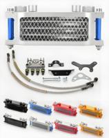 Pièces de moto, refroidisseur d'huile pour moteurs de buggy de plage et de moto Underbone 50-140cc, radiateur en aluminium