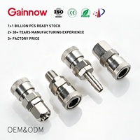 Raccord femelle haute pression pour pièces pneumatiques, accessoires d'outils électriques, embout de raccordement pour tuyau d'air et de liquide en acier au carbone forgé