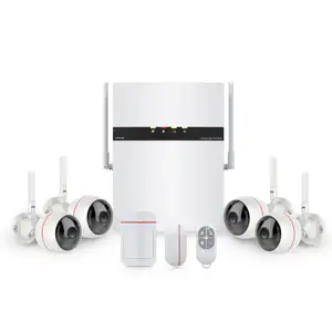 16CH NVR DVR Alarme Operação Híbrida Sistema De Segurança CCTV CMS Alarme Software Centro De Monitoramento De Segurança