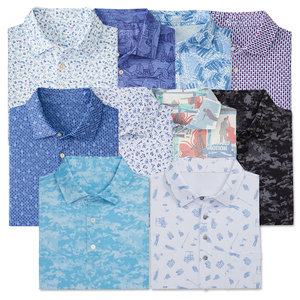 OEM Luxury High Quality Quick Dry Polyester Spandex Slim Fit 4 Way Stretch <strong>Golf</strong> For Polo Shirt Custom Logo Embroidery Print - Product Image 1
