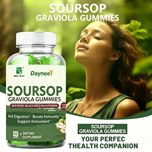Winstown Soursop Graviola Gummies For Immune Mood Cell Regeneration Support Digestion Antioxidant Vegan Dietary Supplement Gummy - Product Image 1