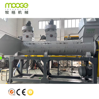 Machine de retrait d'étiquettes de bouteilles PET à haute efficacité, séparateur automatique de plastique pour usine de recyclage, contrôle automatique PLC