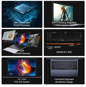 14.1 Inch 1920*1080 Intel Celeron N4020,2.8GHz Refubrish Máy Tính Xách Tay Giới Thiệu Máy Tính Xách Tay Sử Dụng Máy Tính Xách Tay Trong Số Lượng Lớn Tân Trang - Product Image 3