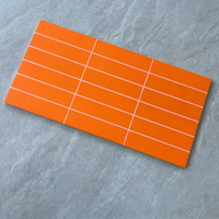Carreaux muraux en céramique brillants 300x600cm, style minimaliste moderne, antidérapants, résistants à l'usure, absorption d'eau 10%
