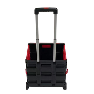 Bafuluo प्लास्टिक अनुकूलित foldable शॉपिंग कार्ट ट्राली गाड़ी foldable बगीचा गाड़ी तह डेरा डाले हुए के लिए foldable आउटडोर ट्राली - Product Image 2