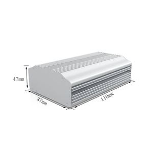 Aluminum Alloy Electrical Project Amplifier Control Box Housing Factory Customization Extrusion <b>Enclosure</b> IP54 Protection Powder - Product Image 1