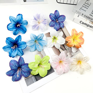 Têtes de fleurs de lys artificielles de 12 cm de diamètre pour la décoration de mariage, la décoration de la maison et les accessoires de photographie - Product Image 1
