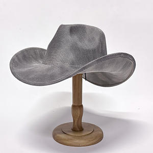 Sombreros Fedora Vaqueros Occidentales de Moda para Hombre, Estilo Clásico de Ala Ancha, Vintage, <span class=keywords><strong>Jazz</strong></span>, Sombreros de Vaquero, Sombreros de Verano, Personalizados - Product Image 6