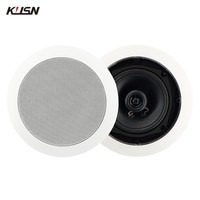Amplificateur professionnel alimenté 360W et 8 haut-parleurs de plafond coaxiaux 30W 6 pouces système de sonorisation alimenté par le cinéma maison