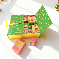 Impression personnalisée vide compte à rebours 12 24 30 jours Ramadan maquillage calendrier de l'avent noël jouet chocolat calendrier de l'avent boîte en papier